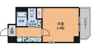 ヴィラタワー谷町の物件間取画像